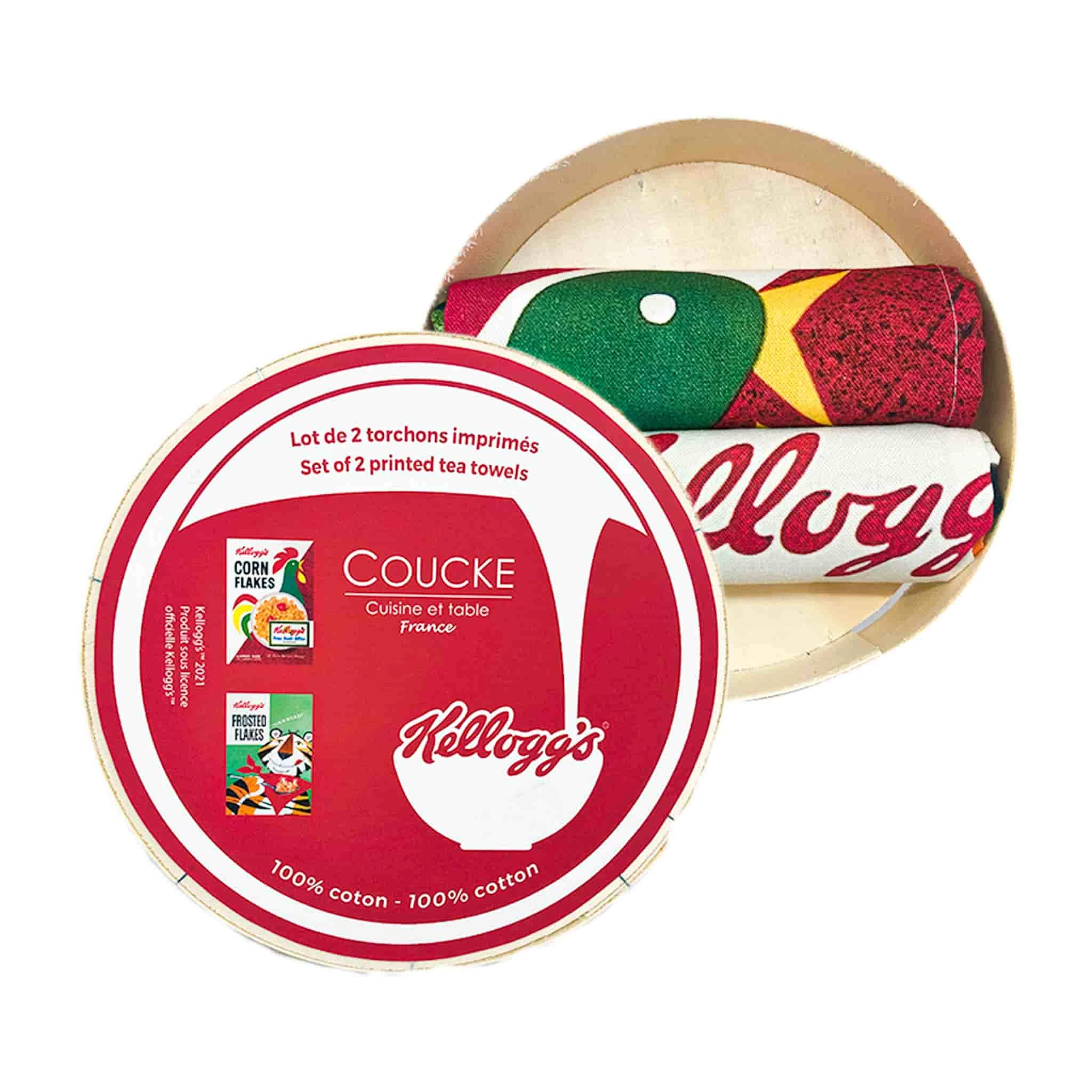 Kellogg's Original Corn Flakes & Frosted Flakes Tea Towels With Gift Box - Image 5