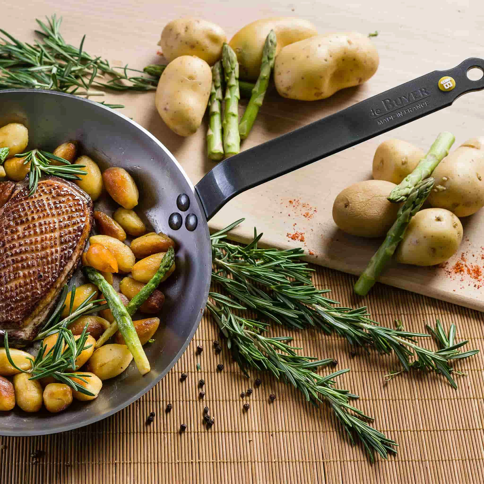 De Buyer Mineral B Frying Pan 24cm - Image 2