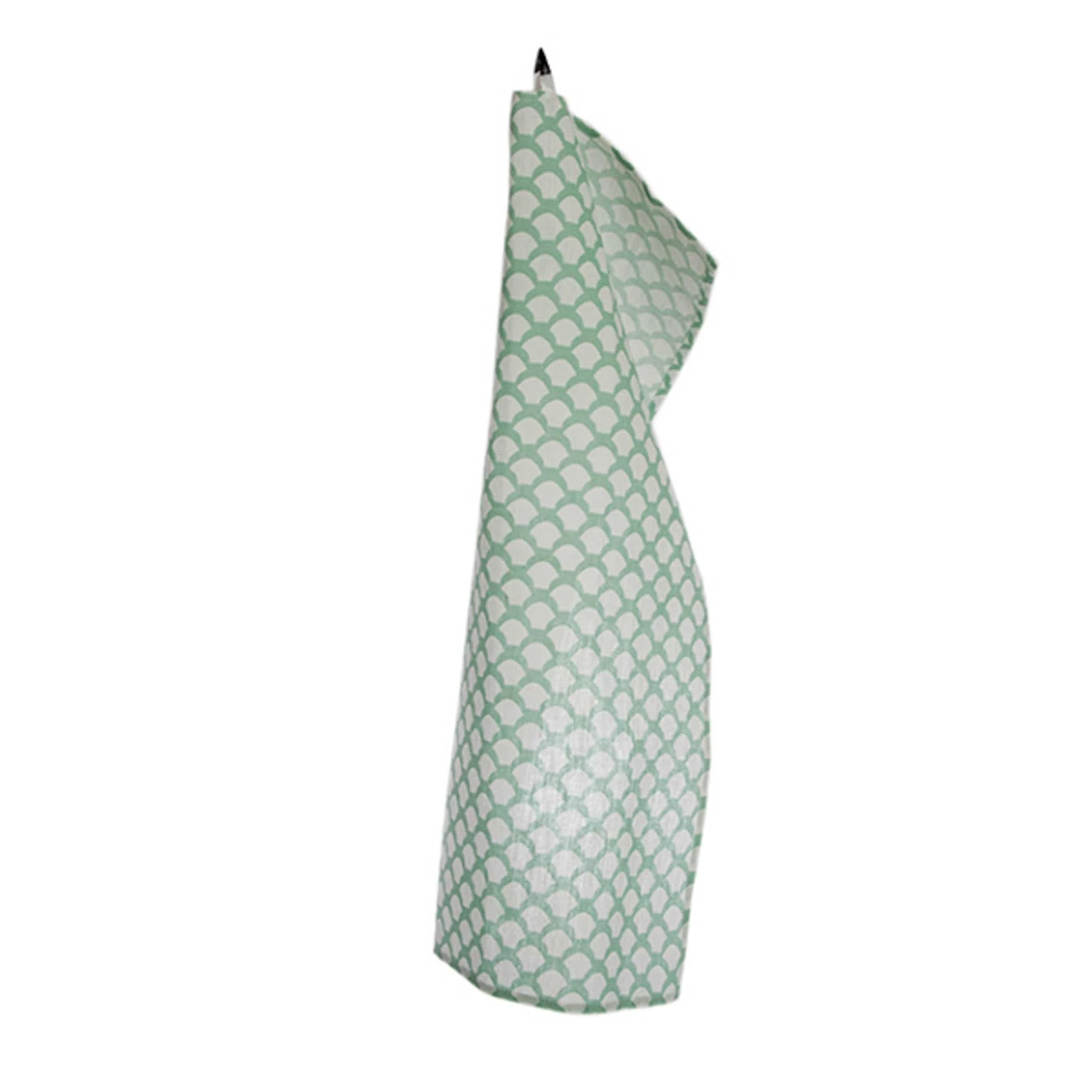 Iris Hantverk 100% Linen Tea Towel Green