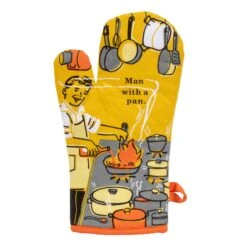 Man With A Pan Double Sided Oven Mitt