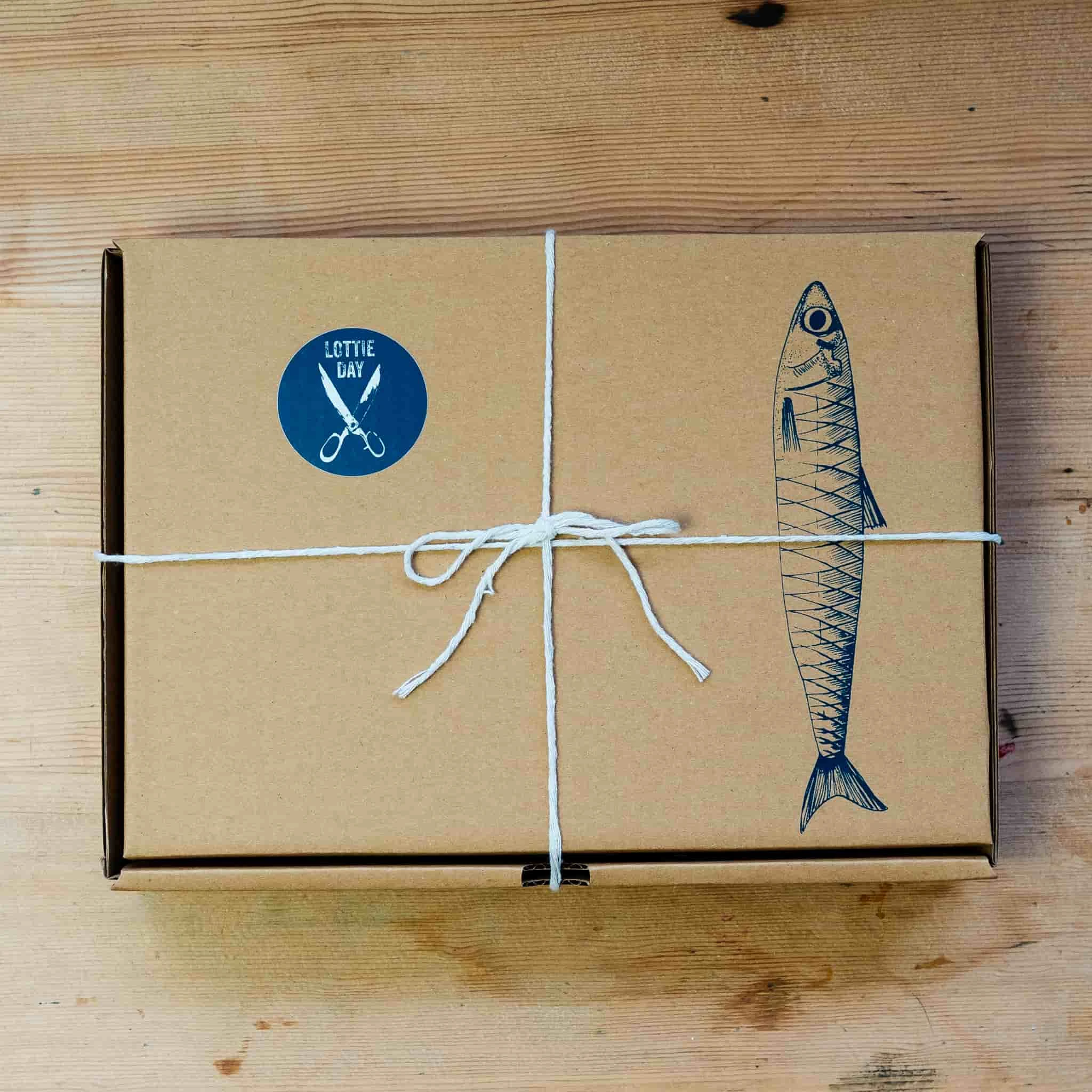 Sardine Design Napkins Box Of 6 - Image 6