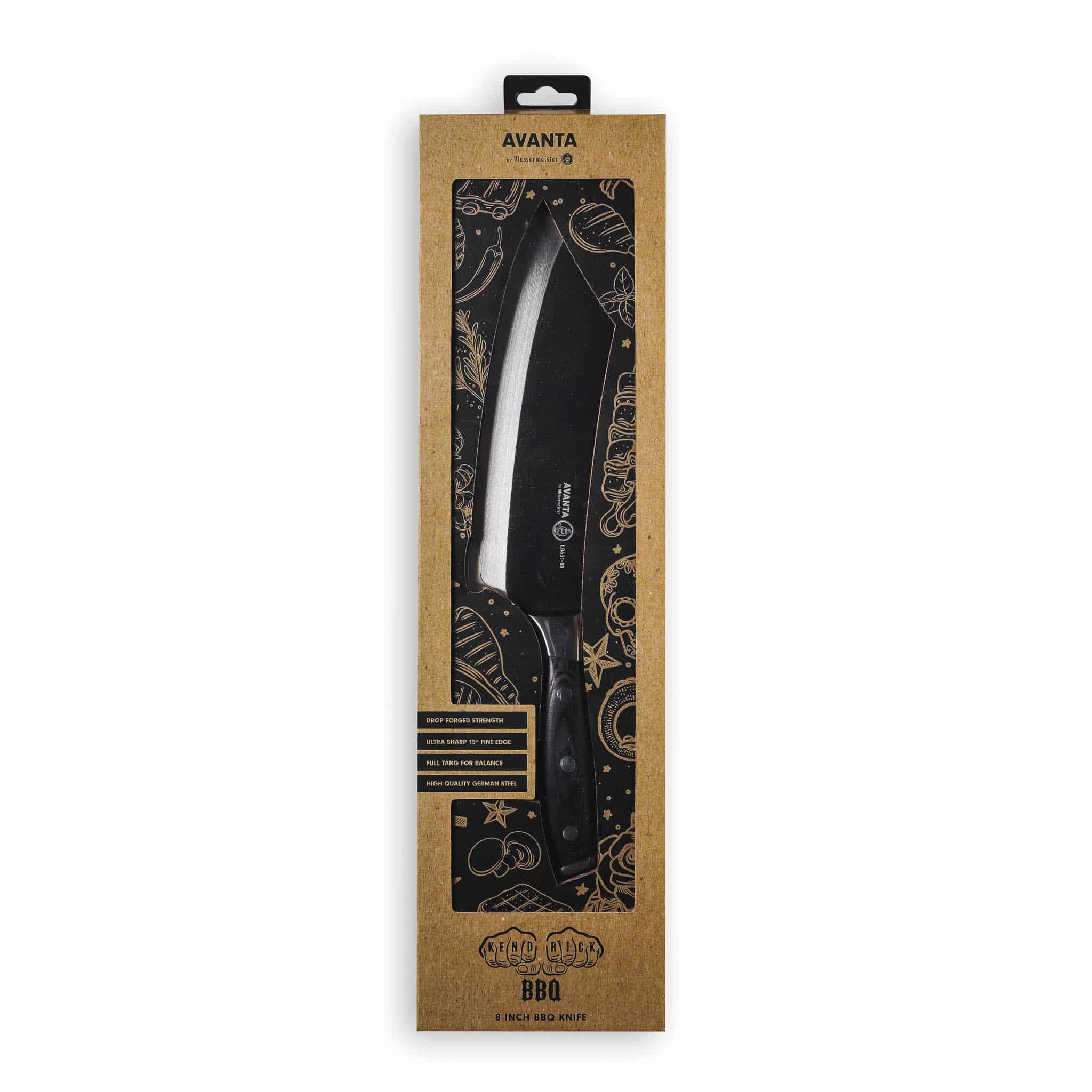 The Bennie Kendrick X Messermeister BBQ Knife, 20cm