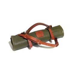 Witloft Leather 9-Pocket Knife Roll, Green