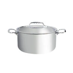 De Buyer Affinity Stainless Steel Casserole Pan With Lid