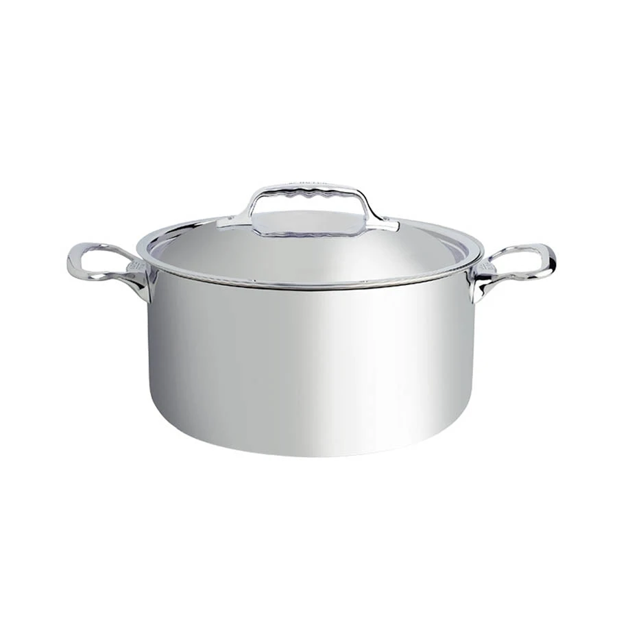 De Buyer Affinity Stainless Steel Casserole Pan With Lid