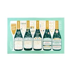 Stuart Gardiner Guide To Fizz Tea Towel