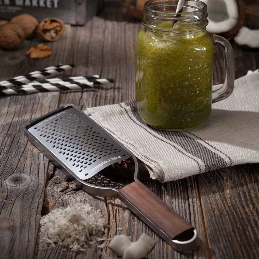 Master Series Walnut Microplane Gourmet Coarse Grater - Image 2