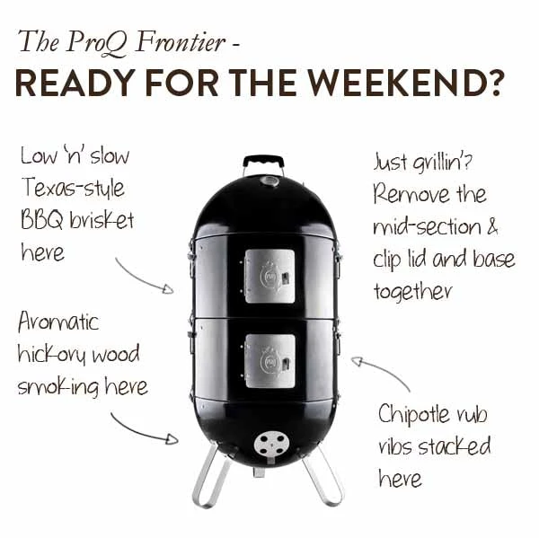 ProQ Frontier Elite 3in1 BBQ Smoker - Image 7