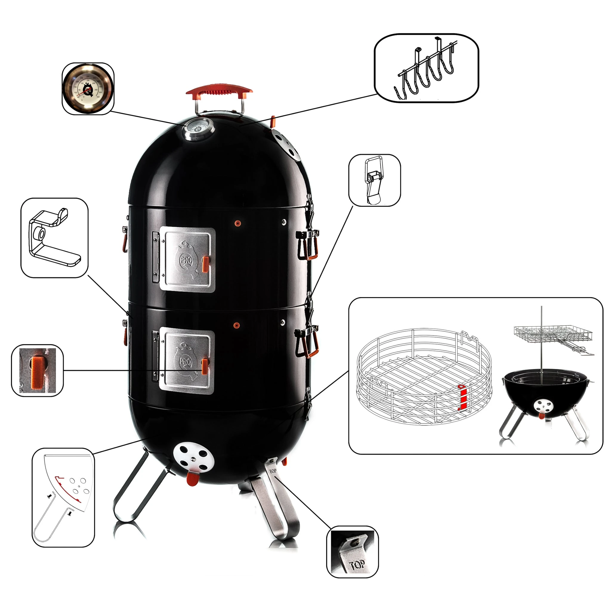 ProQ Ranger Elite BBQ Smoker - Image 6